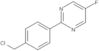 2-[4-(Chloromethyl)phenyl]-5-fluoropyrimidine