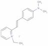 Pyridinium, 2-[2-[4-(dimethylamino)phenyl]ethenyl]-1-ethyl-, iodide (1:1)