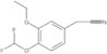 4-(Difluoromethoxy)-3-ethoxybenzeneacetonitrile