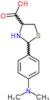 2-[4-(dimethylamino)phenyl]-1,3-thiazolidine-4-carboxylic acid