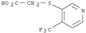 2-[[4-(Trifluoromethyl)-3-pyridinyl]thio]acetic acid