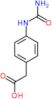 [4-(carbamoylamino)phenyl]acetic acid