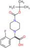 [4-(tert-butoxycarbonyl)piperazin-1-yl](2-fluorophenyl)acetic acid