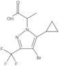 4-Bromo-5-cyclopropyl-α-methyl-3-(trifluoromethyl)-1H-pyrazole-1-acetic acid