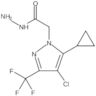 4-Chloro-5-cyclopropyl-3-(trifluoromethyl)-1H-pyrazole-1-acetic acid hydrazide