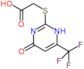 {[4-oxo-6-(trifluoromethyl)-1,4-dihydropyrimidin-2-yl]sulfanyl}acetic acid