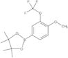 2-[4-Methoxy-3-(trifluoromethoxy)phenyl]-4,4,5,5-tetramethyl-1,3,2-dioxaborolane