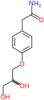 2-[4-(2,3-dihydroxypropoxy)phenyl]acetamide