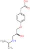 {4-[2-hydroxy-3-(propan-2-ylamino)propoxy]phenyl}acetic acid