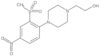 4-[2-(Methylsulfonyl)-4-nitrophenyl]-1-piperazineethanol