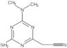 4-Amino-6-(dimethylamino)-1,3,5-triazine-2-acetonitrile