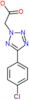 [5-(4-chlorophenyl)-2H-tetrazol-2-yl]acetic acid