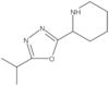 2-[5-(1-Methylethyl)-1,3,4-oxadiazol-2-yl]piperidine