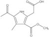 5-Acetyl-3-(methoxycarbonyl)-4-methyl-1H-pyrrole-2-acetic acid