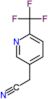 2-[6-(trifluoromethyl)-3-pyridyl]acetonitrile