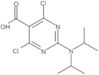 5-Pyrimidinecarboxylic acid, 2-[bis(1-methylethyl)amino]-4,6-dichloro-