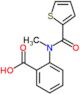 2-[methyl(thiophen-2-ylcarbonyl)amino]benzoic acid
