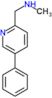 N-methyl-1-(5-phenyl-2-pyridyl)methanamine