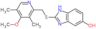 2-[(4-méthoxy-3,5-diméthyl-2-pyridyl)méthylsulfanyl]-1H-benzimidazol-5-ol