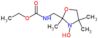 ethyl N-[(3-hydroxy-2,4,4-trimethyl-oxazolidin-2-yl)methyl]carbamate