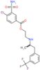 2-({1-[3-(trifluoromethyl)phenyl]propan-2-yl}amino)ethyl 4-chloro-3-sulfamoylbenzoate