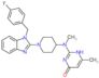 2-[{1-[1-(4-fluorobenzyl)-1H-benzimidazol-2-yl]piperidin-4-yl}(methyl)amino]-6-methylpyrimidin-4(1H)-one