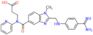 N-[(2-{[(4-carbamimidoylphenyl)amino]methyl}-1-methyl-1H-benzimidazol-5-yl)carbonyl]-N-pyridin-2-y…