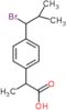 2-[4-(1-bromo-2-methyl-propyl)phenyl]propanoic acid