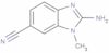 2-Amino-1-methyl-1H-benzimidazole-6-carbonitrile