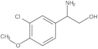 β-Amino-3-chloro-4-methoxybenzeneethanol