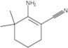 1-Cyclohexene-1-carbonitrile, 2-amino-3,3-dimethyl-