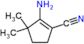 2-amino-3,3-dimethylcyclopent-1-ene-1-carbonitrile