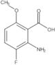 Benzoic acid, 2-amino-3-fluoro-6-methoxy-