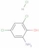 Phenol, 2-amino-4,6-dichloro-, hydrochloride (1:1)