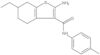 2-Amino-6-ethyl-4,5,6,7-tetrahydro-N-(4-methylphenyl)benzo[b]thiophene-3-carboxamide