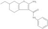 2-Amino-6-ethyl-4,5,6,7-tetrahydro-N-phenylbenzo[b]thiophene-3-carboxamide