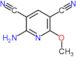 2-amino-6-methoxypyridine-3,5-dicarbonitrile
