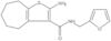 2-Amino-N-(2-furanylmethyl)-5,6,7,8-tetrahydro-4H-cyclohepta[b]thiophene-3-carboxamide