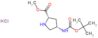 methyl (2S,4S)-4-(tert-butoxycarbonylamino)pyrrolidine-2-carboxylate hydrochloride