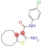 2-AMINO-N-(4-CHLOROPHENYL)-4,5,6,7,8,9-HEXAHYDROCYCLOOCTA[B]THIOPHENE-3-CARBOXAMIDE