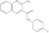 2-Amino-N-(4-fluorophenyl)-3-quinolinecarboxamide