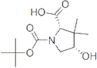 (2S,4S)-N-Boc-4-hydroxy-3,3-dimethylpyrrolidine-2-carboxylic acid