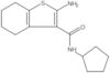 2-Amino-N-cyclopentyl-4,5,6,7-tetrahydrobenzo[b]thiophene-3-carboxamide