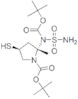 1,1-Dimetiletil (2S,4S)-2-[[(aminosulfonil)[(1,1-dimetiletoxicarbonil)amino]metil]-4-mercapto-1-pi…