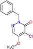 2-benzyl-4-chloro-5-methoxypyridazin-3(2H)-one