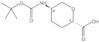 2,6-Anhydro-3,4,5-trideoxy-5-[[(1,1-dimethylethoxy)carbonyl]amino]-L-erythro-hexonic acid