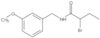 2-Bromo-N-[(3-methoxyphenyl)methyl]butanamide