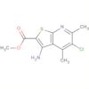 Thieno[2,3-b]pyridine-2-carboxylic acid,3-amino-5-chloro-4,6-dimethyl-, methyl ester