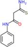 3-amino-N-phenyl-3-thioxopropanamide