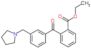 Ethyl 2-[3-(1-pyrrolidinylmethyl)benzoyl]benzoate